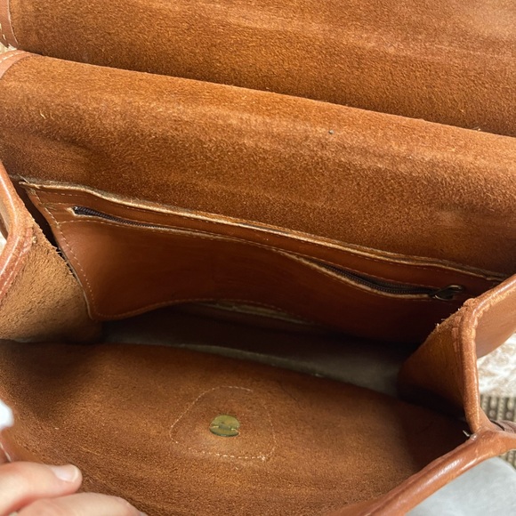 Vintage Coach tan Leather Women's Bag - Picture 5 of 8